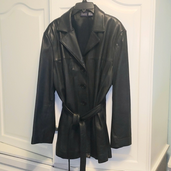 Hillard & Hanson Jackets & Blazers - Leather Jacket Lamb Skin